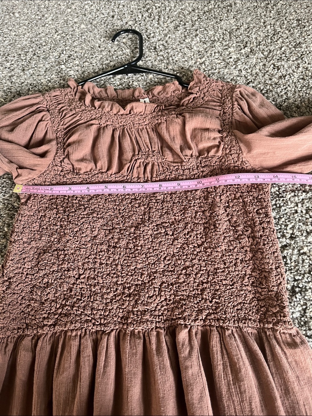 Anthropologie Smocked Top size small - Picture 6 of 10